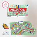 Megapol Monopoly Jeu de commerce immobilier Jeu de société familial Jouet