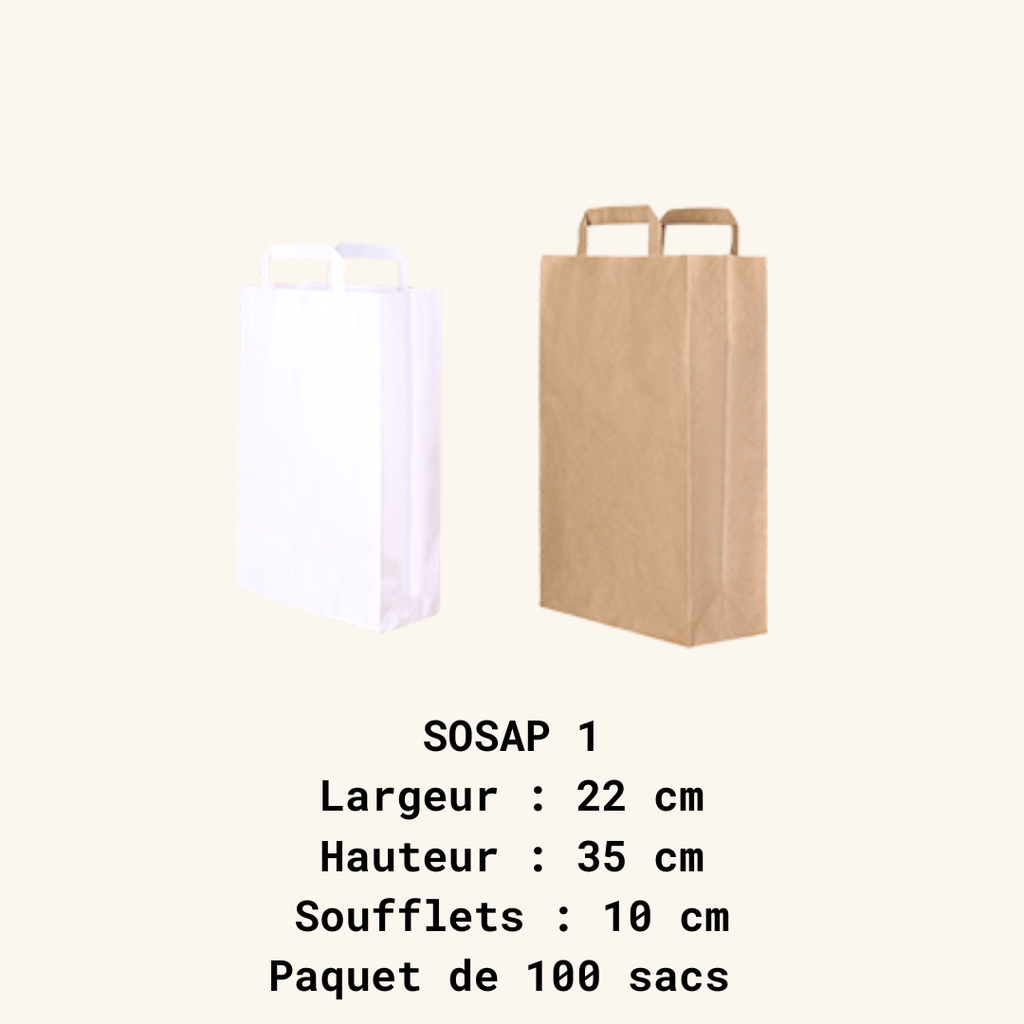 La gamme de sacs avec poignées plates