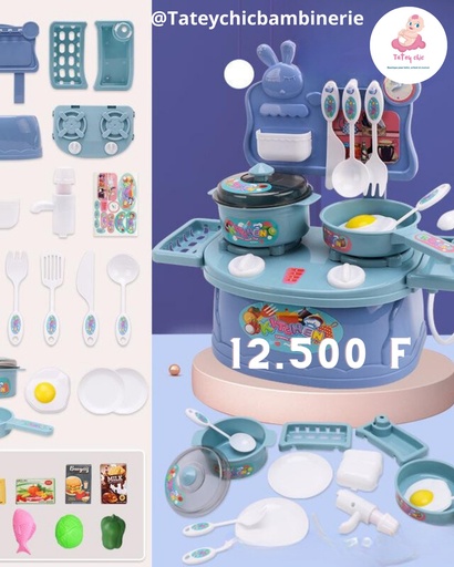 Jouet de cuisine pour enfants Table de cuisson, jouets pour filles et garçons